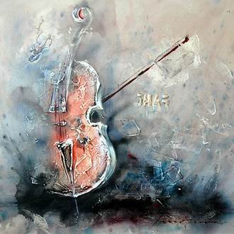 Musical Instrument oil painting